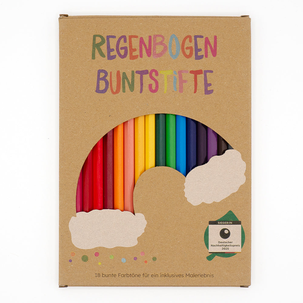18 Regenbogen-Buntstifte