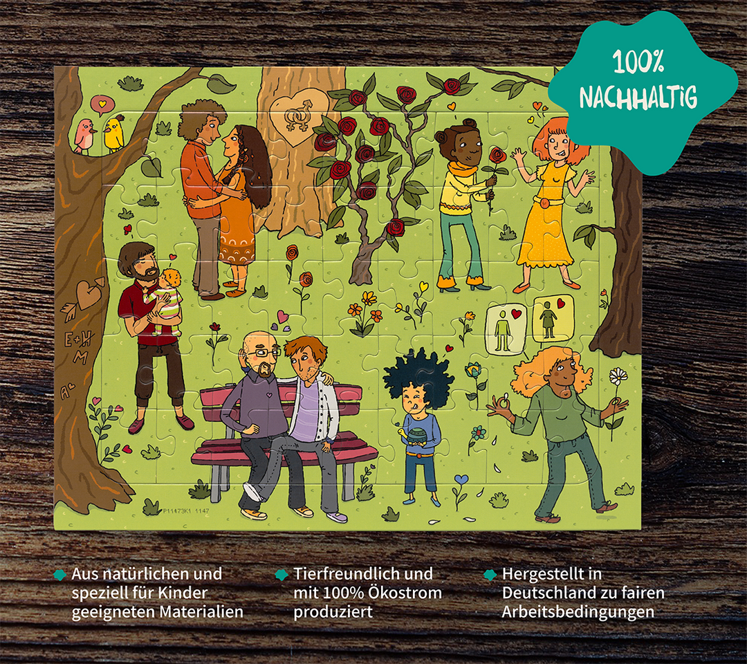Puzzle für die Vielfalt