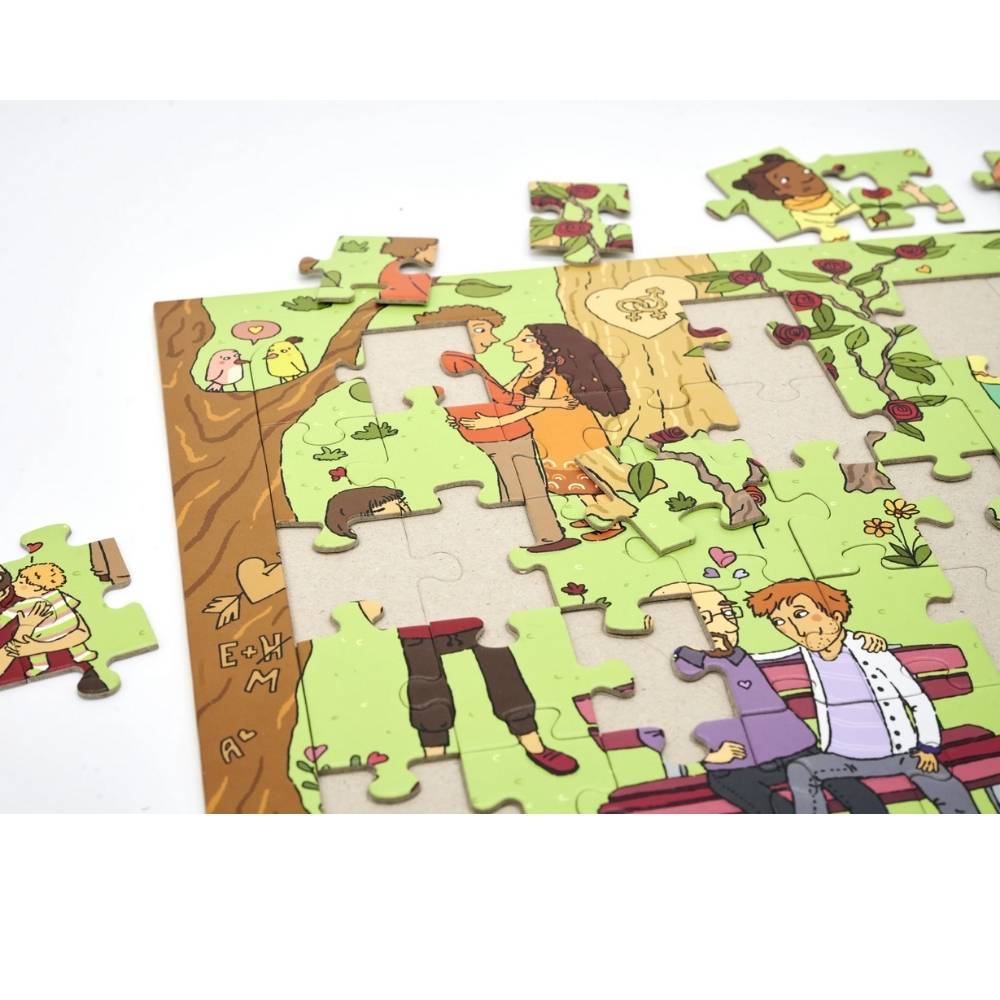 Puzzle für die Vielfalt