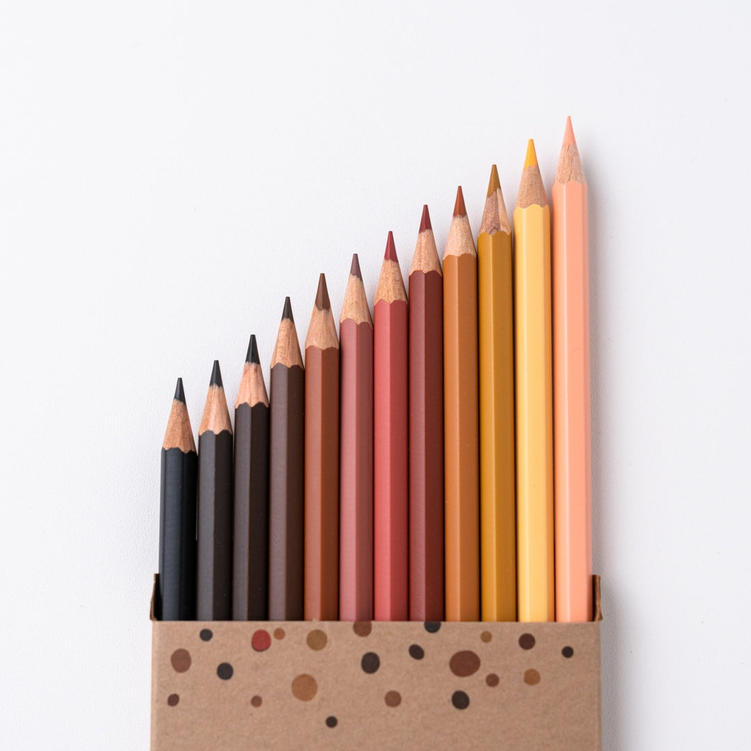 12 Skin Tones Pencils