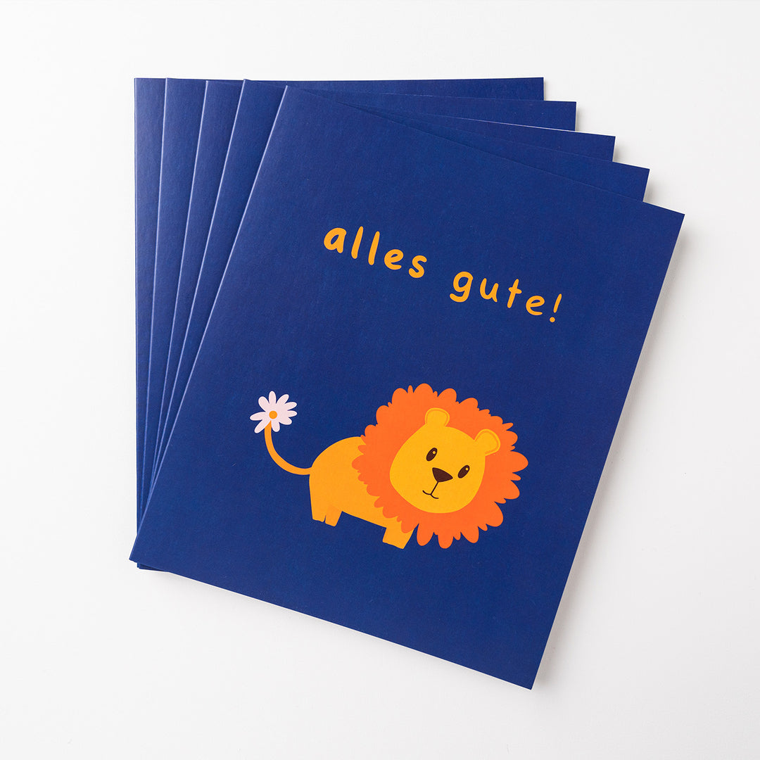 Lion Card “All the Best”